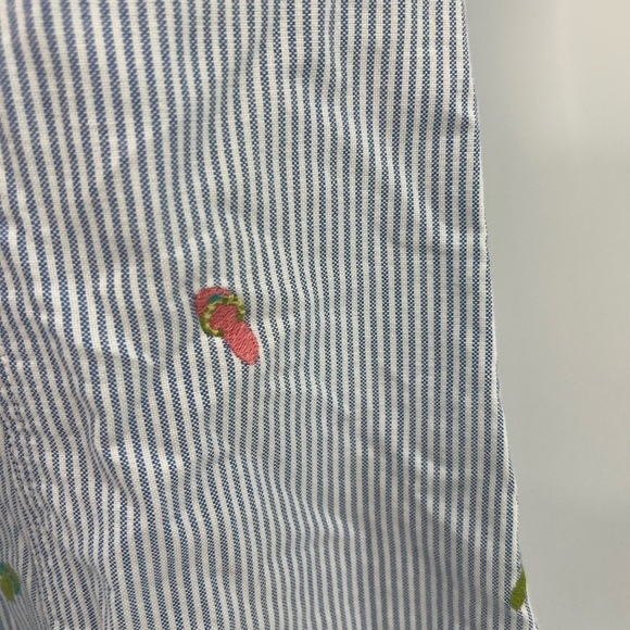 J.G. Hook Women’s Short Sleeve Button-Up Dress Flip-Flop Embroidery (Pre-Loved) - Picture 6 of 13